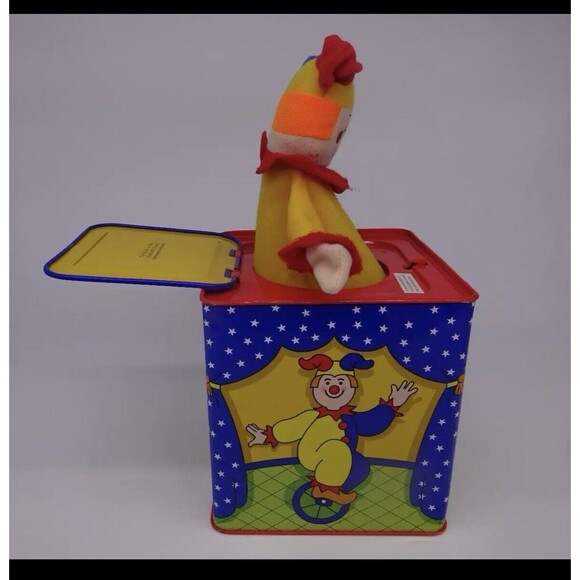 Vintage 1997, Schylling Original Jester Clown Jack In The Box Musical Pop Up Toy - Picture 7 of 9